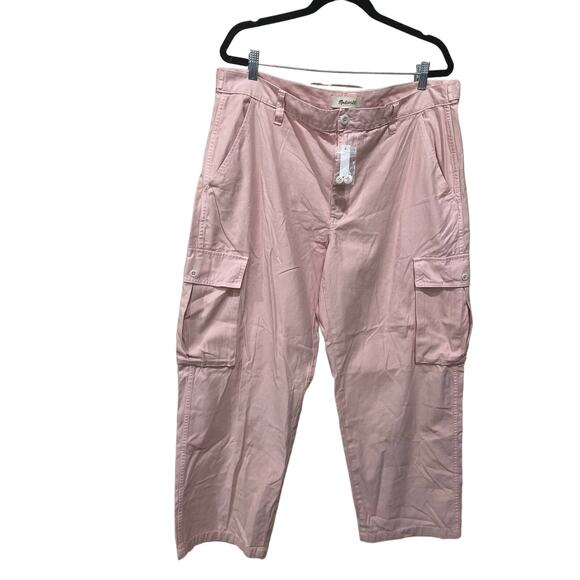 Madewell Garment-Dyed Low-Slung Straight‎ Cargo Pants Size 33 - Picture 8 of 9